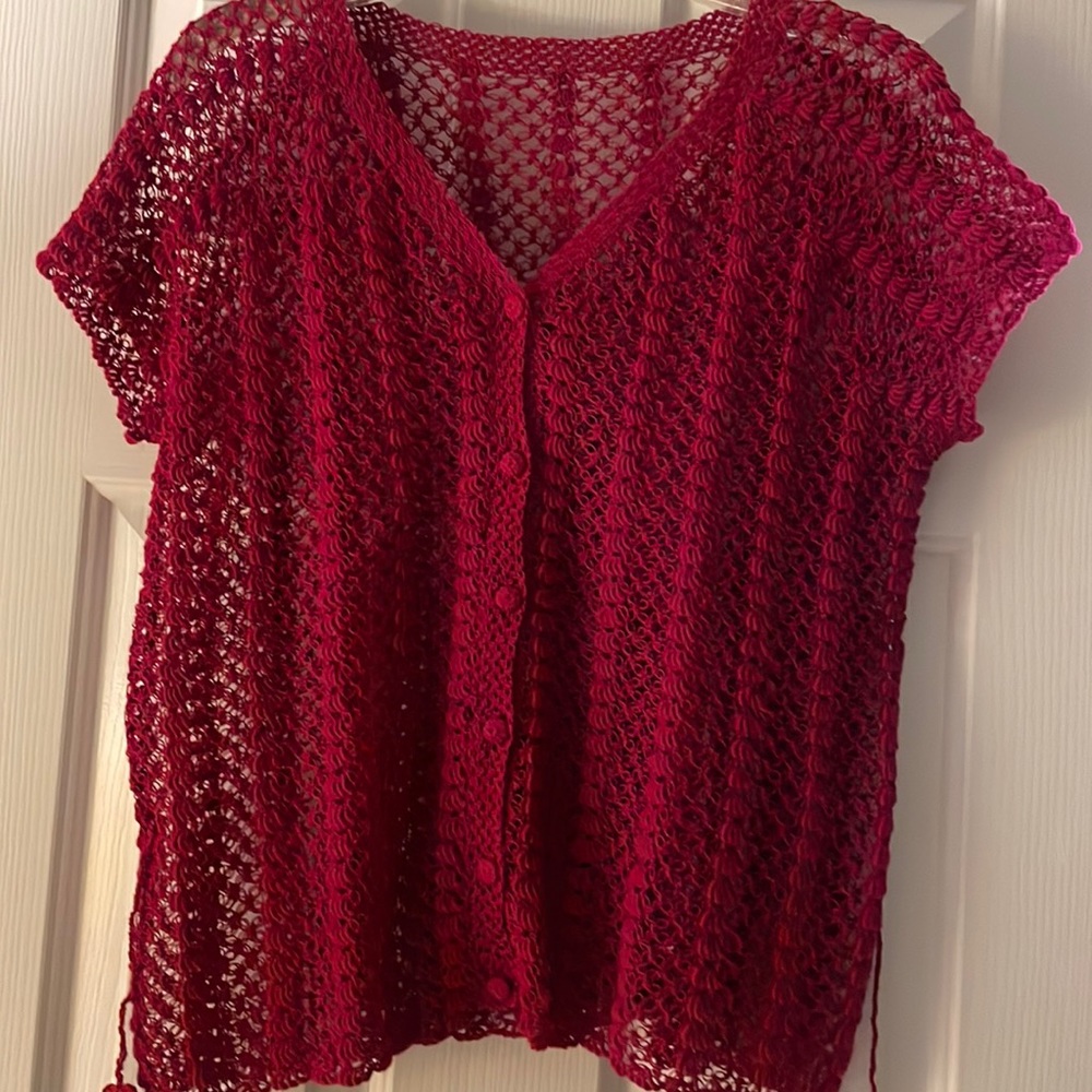 Vintage crochet cardigan